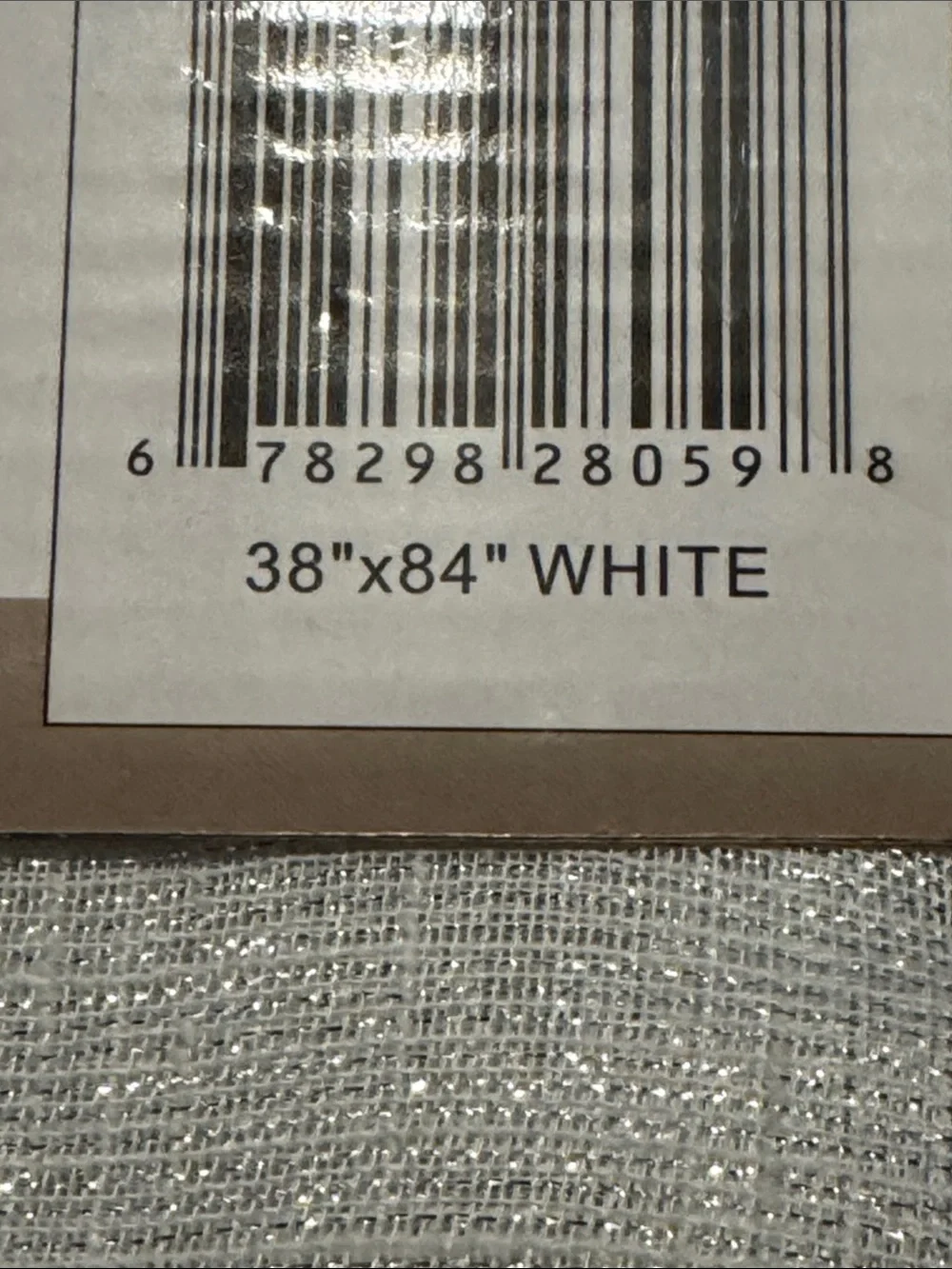 Whittier Sheer White Grommet Curtain Panel - 84